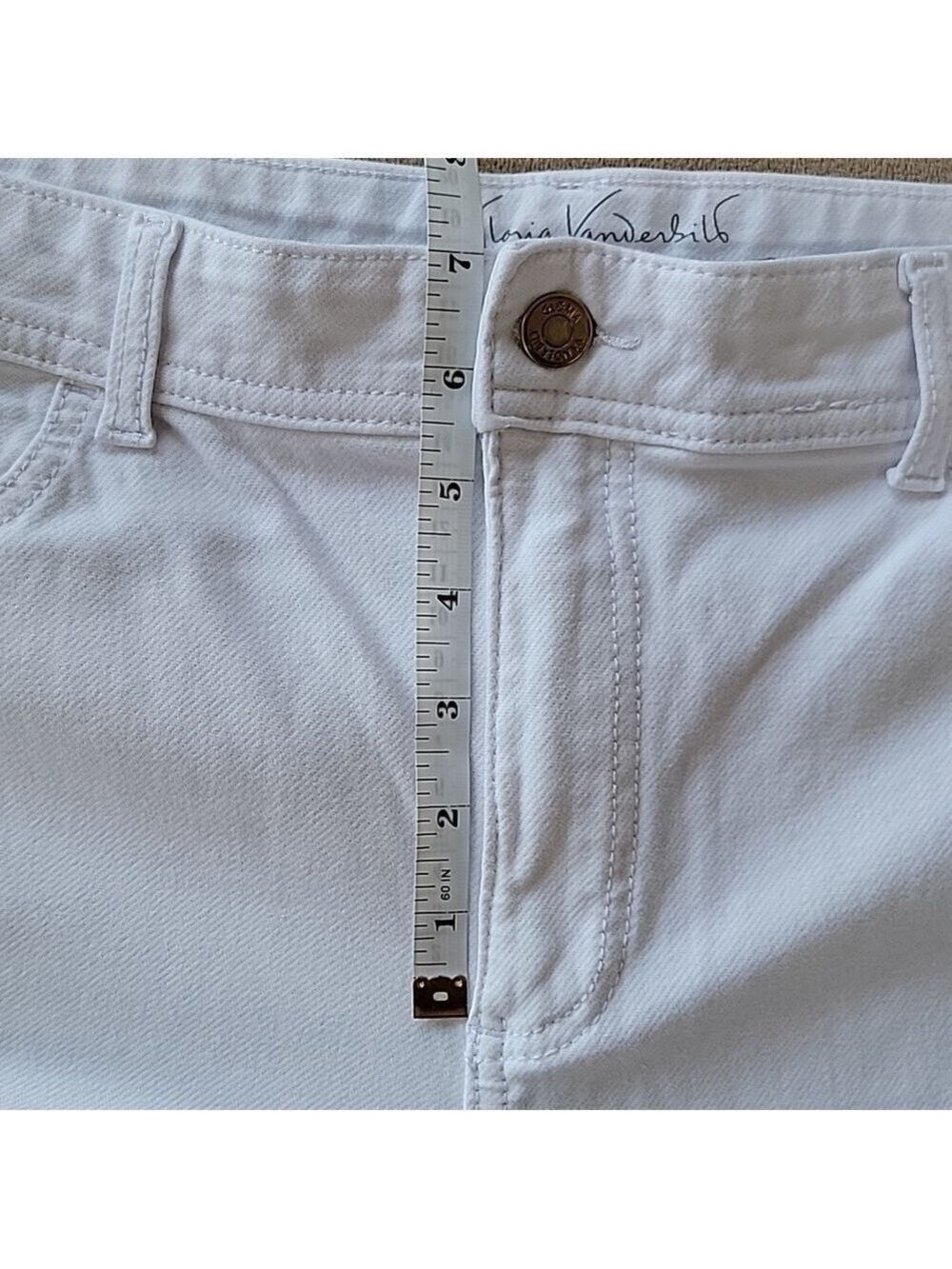 Gloria Vanderbilt All Around Slimming Effect Capri Jeans Size 16 EUC - Picture 10 of 14